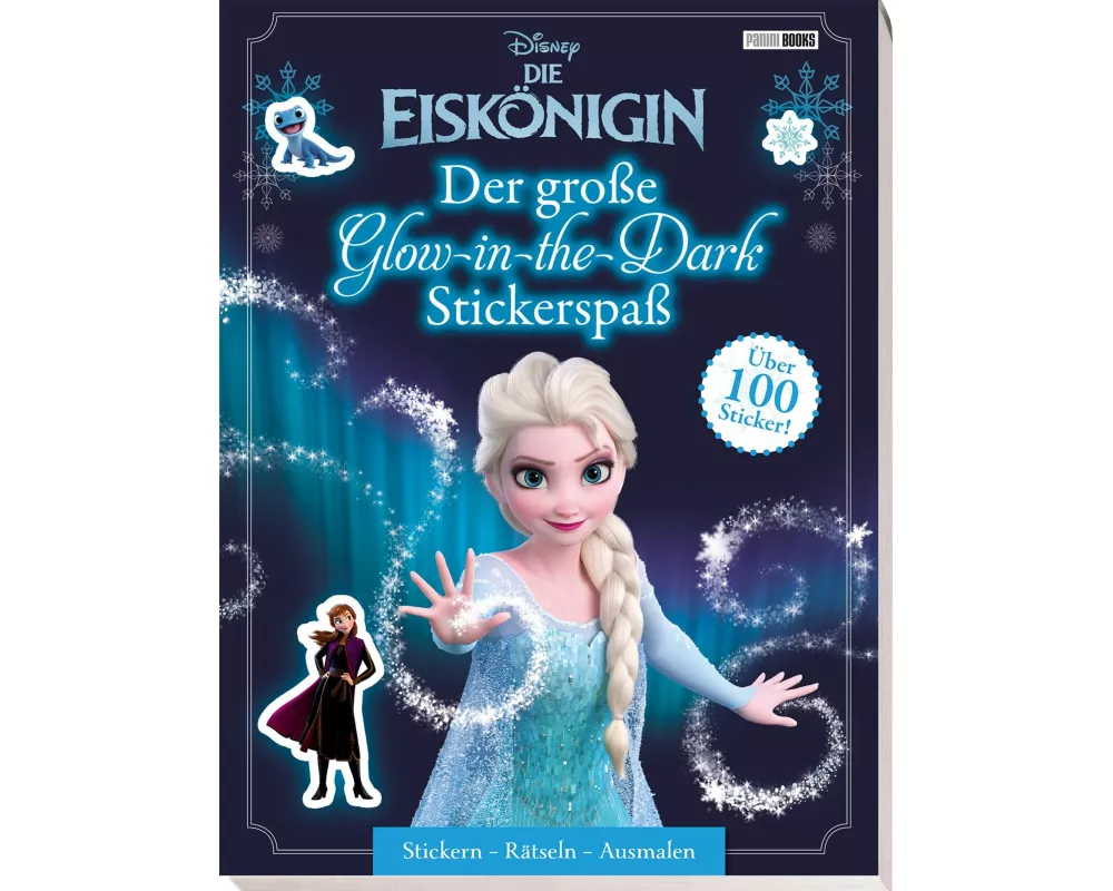 Disney Die Eiskönigin: Der große Glow-in-the-Dark-Stickerspaß: Stickern - Rätseln - Ausmalen