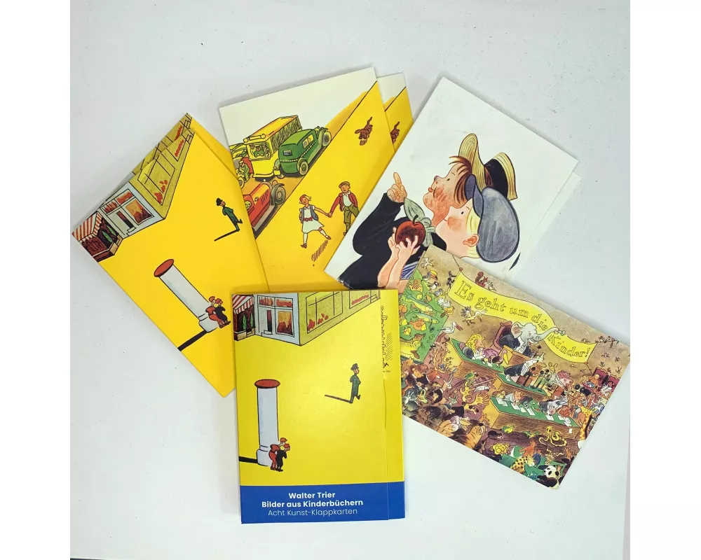 Walter Trier - Acht Kunst-Klappkarten