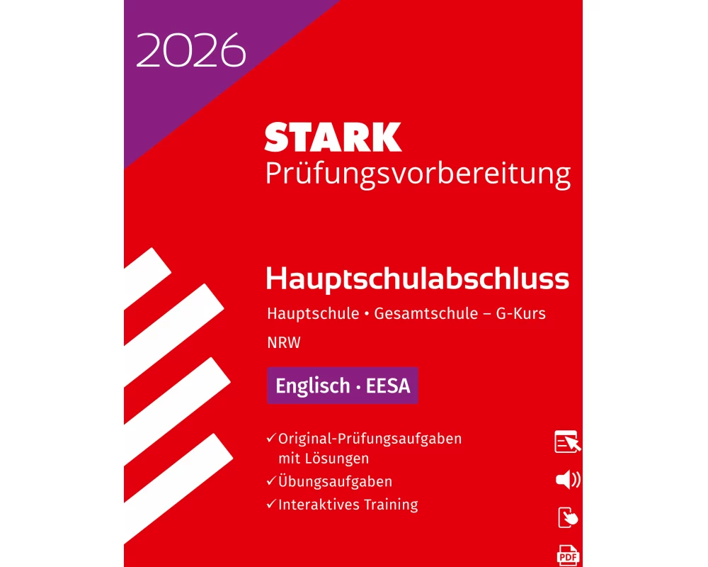 STARK Englisch G-Kurs - Hauptschulabschluss (EESA) 2026 NRW - Prüfungsvorbereitung inkl. Lösungen