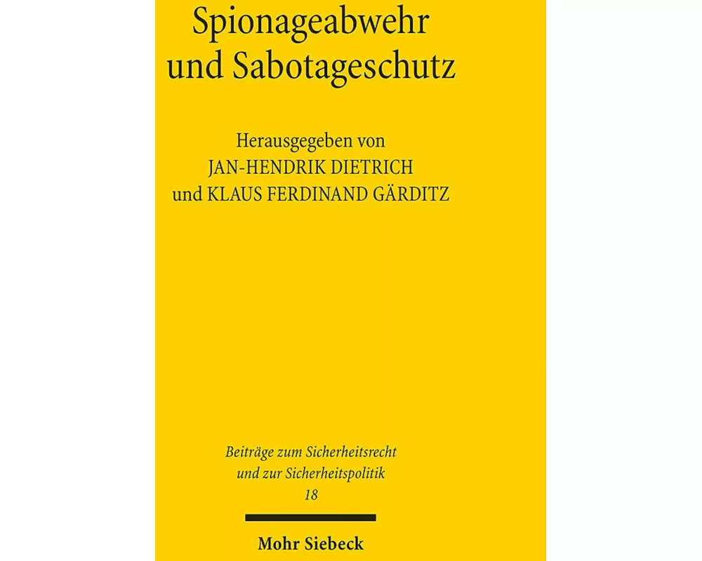 Spionageabwehr und Sabotageschutz