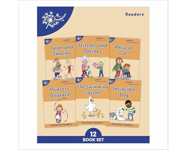 Phonic Books Dandelion Readers Level 5 Prefixes and Suffixes