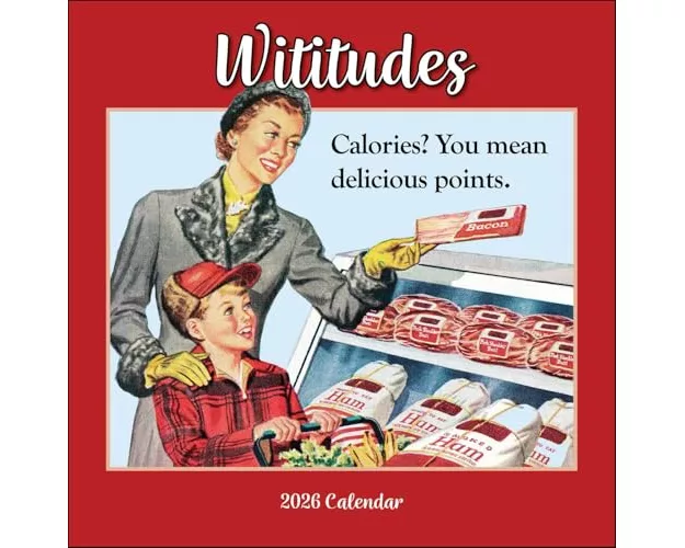 Wititudes 2026 Wall Calendar