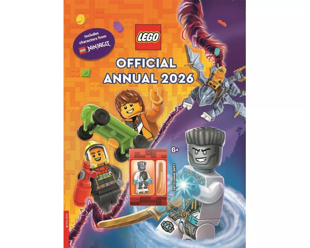 LEGO Books. Official Annual 2026 (with Zane LEGO NINJAGO minifigure)