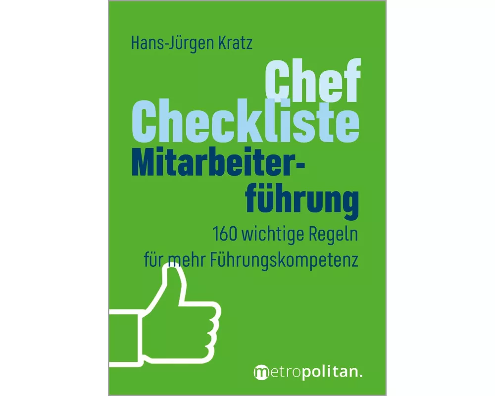 Chef-Checkliste Mitarbeiterführung
