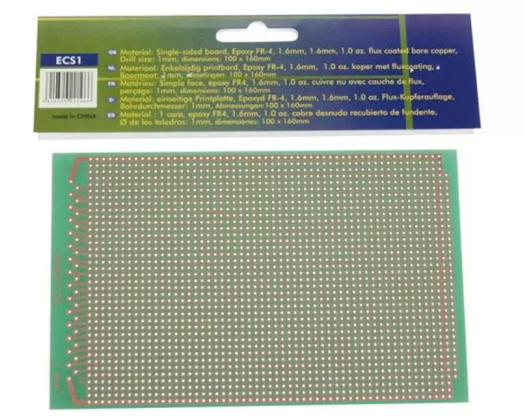 Velleman Europlatine ECS1 100x160mm, 1 Stück