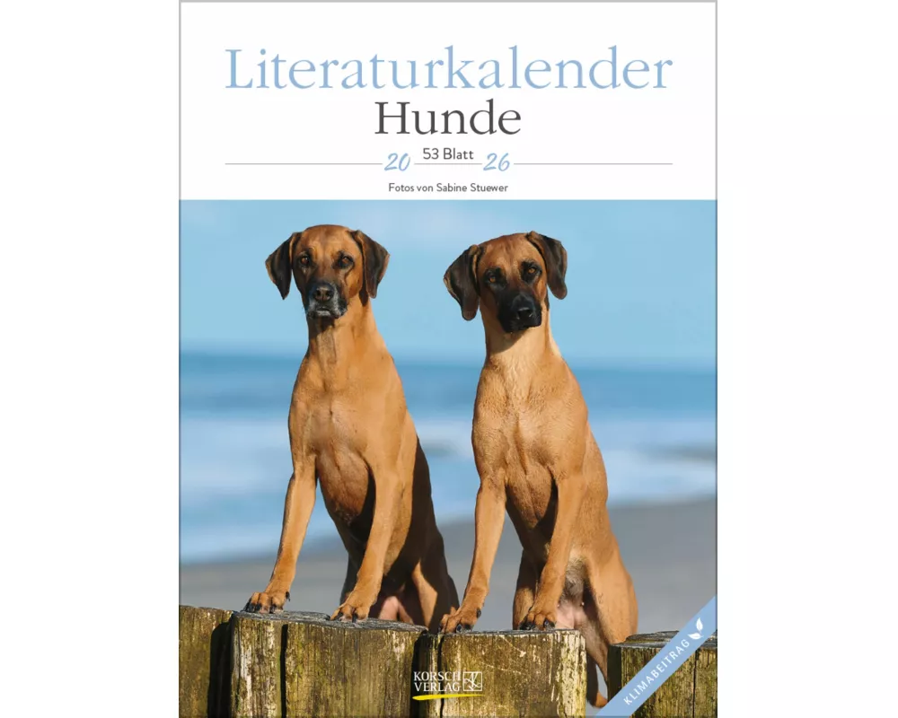Literaturkalender Hunde 2026