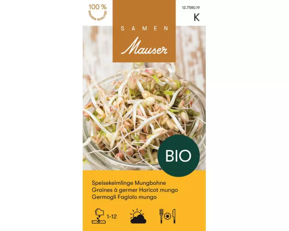 Samen Mauser Keimsprossen Mungbohne 200 g