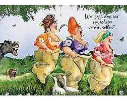 Postkarte. Wer sagt, ... (Sackhüpfen)