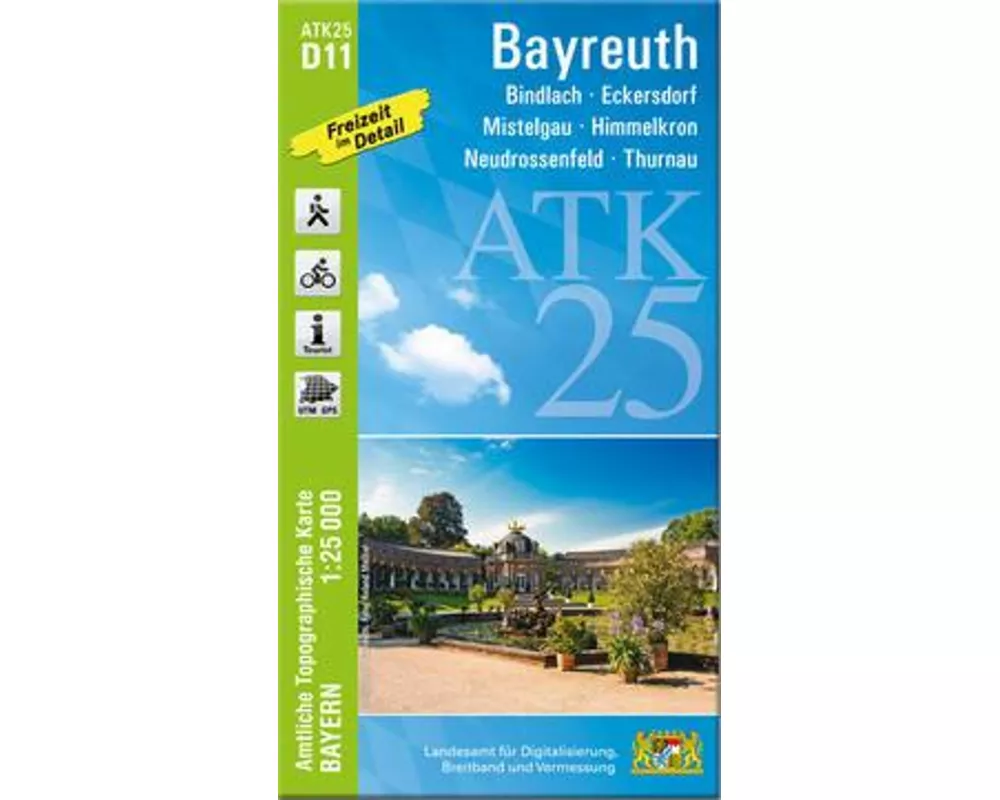 ATK25-D11 Bayreuth (Amtliche Topographische Karte 1:25000)