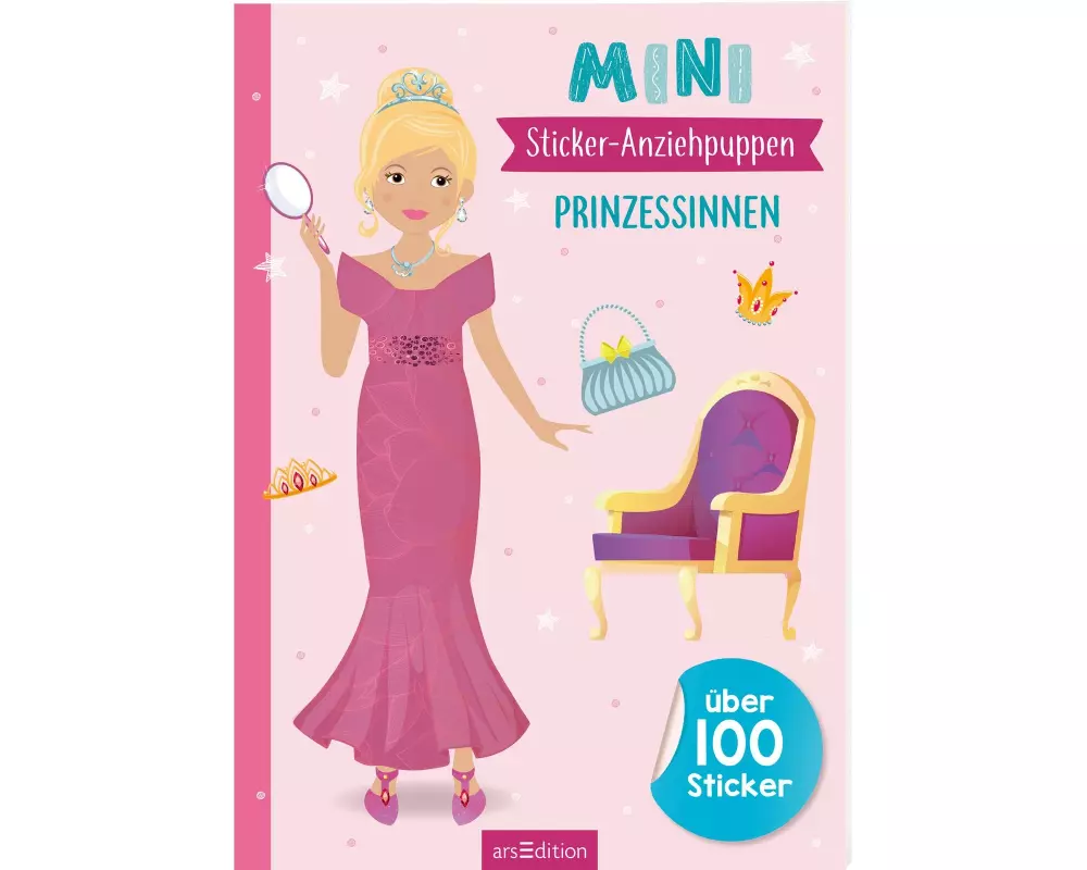 Mini-Sticker-Anziehpuppen – Prinzessinnen