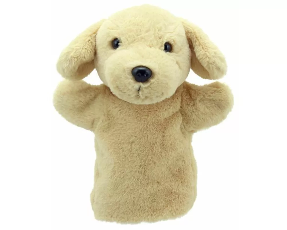 Handpuppe Labrador gelb