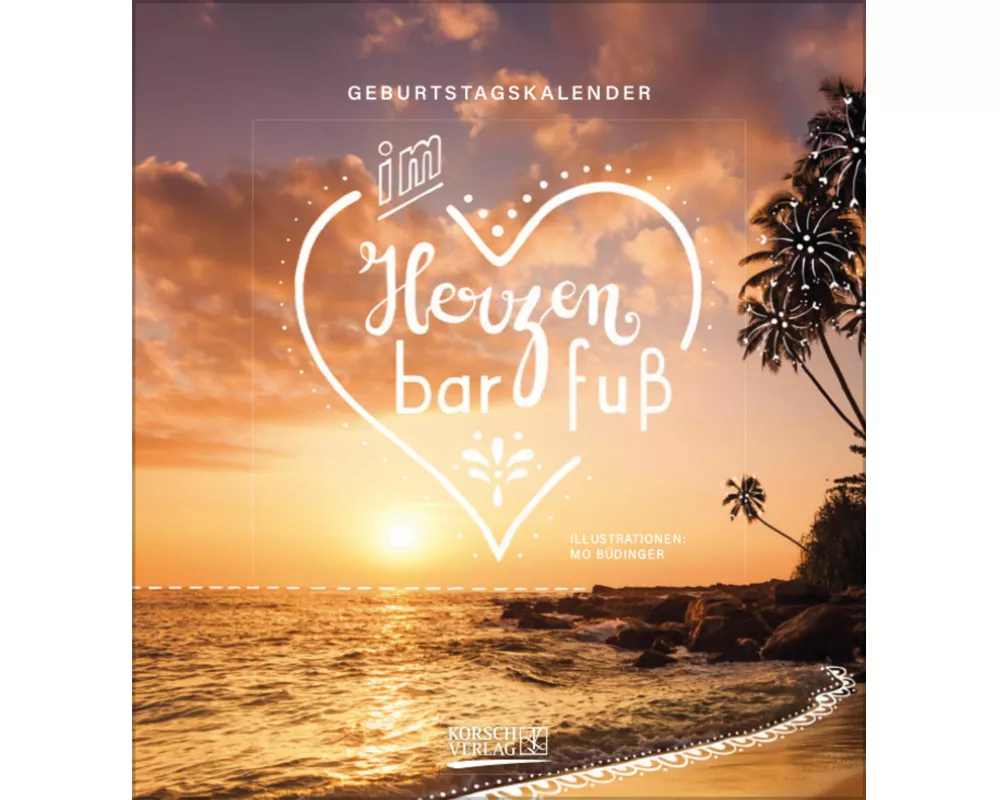 Geburtstagskalender Im herzen barfuß