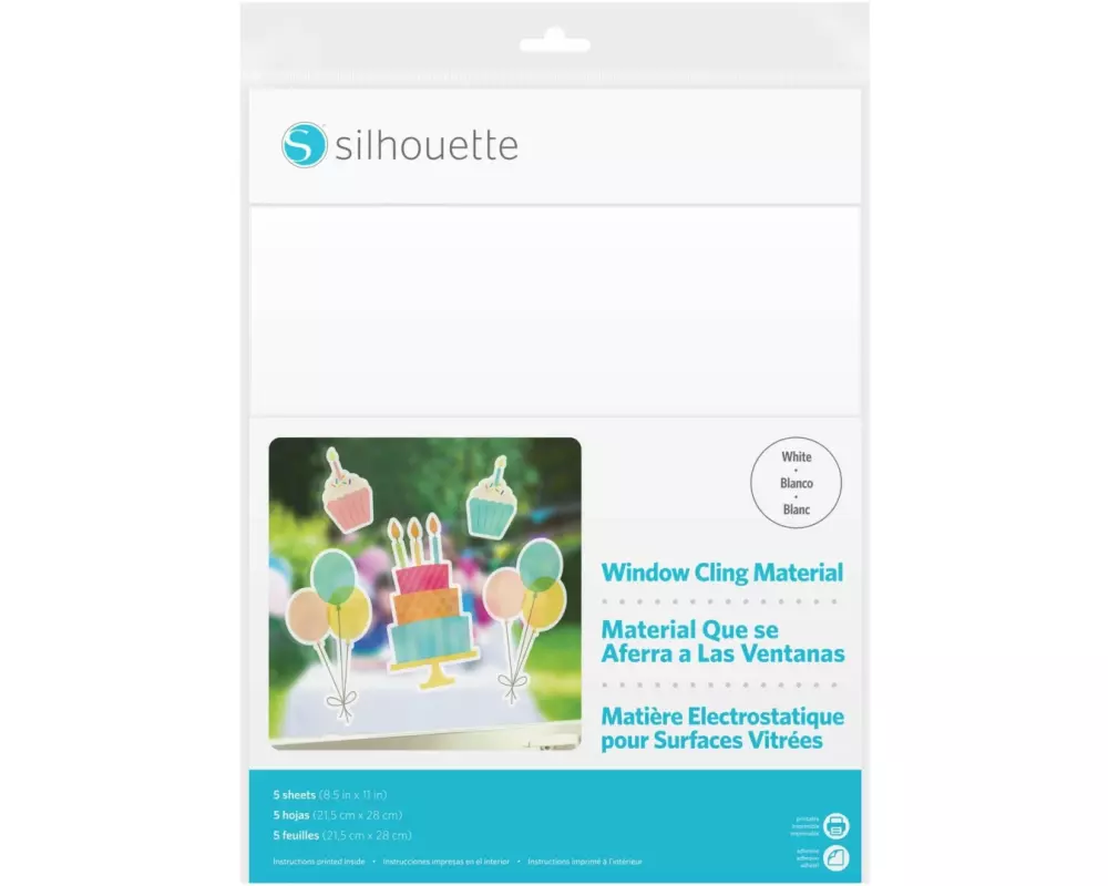 Silhouette Fensterfolie 21,5 cm x 28 cm statisch haftend