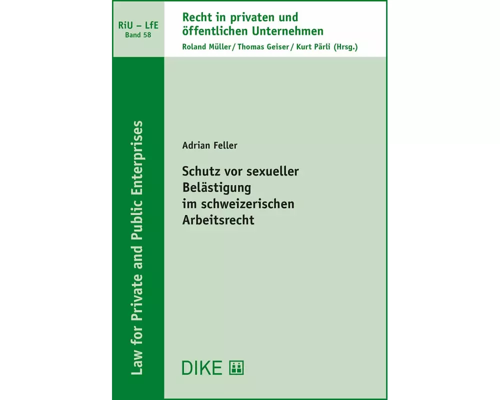 Schutz vor sexueller Belästigung im schweizerischen Arbeitsrecht