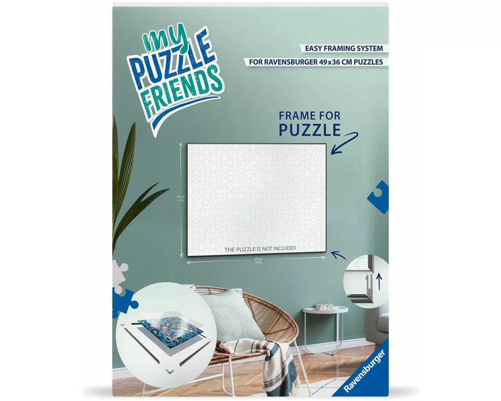 Puzzlezubehör - Puzzle-Rahmen, weiß