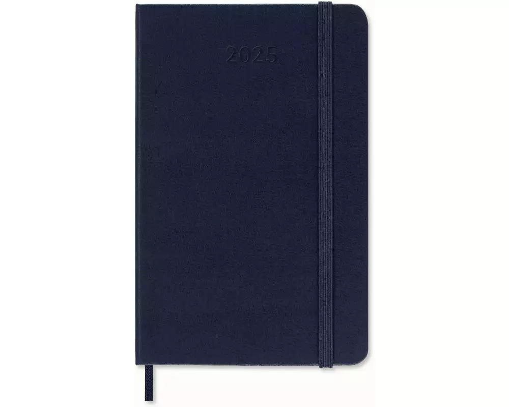 12 Monate Tageskalender 2025 / Pocket Saphir // A6