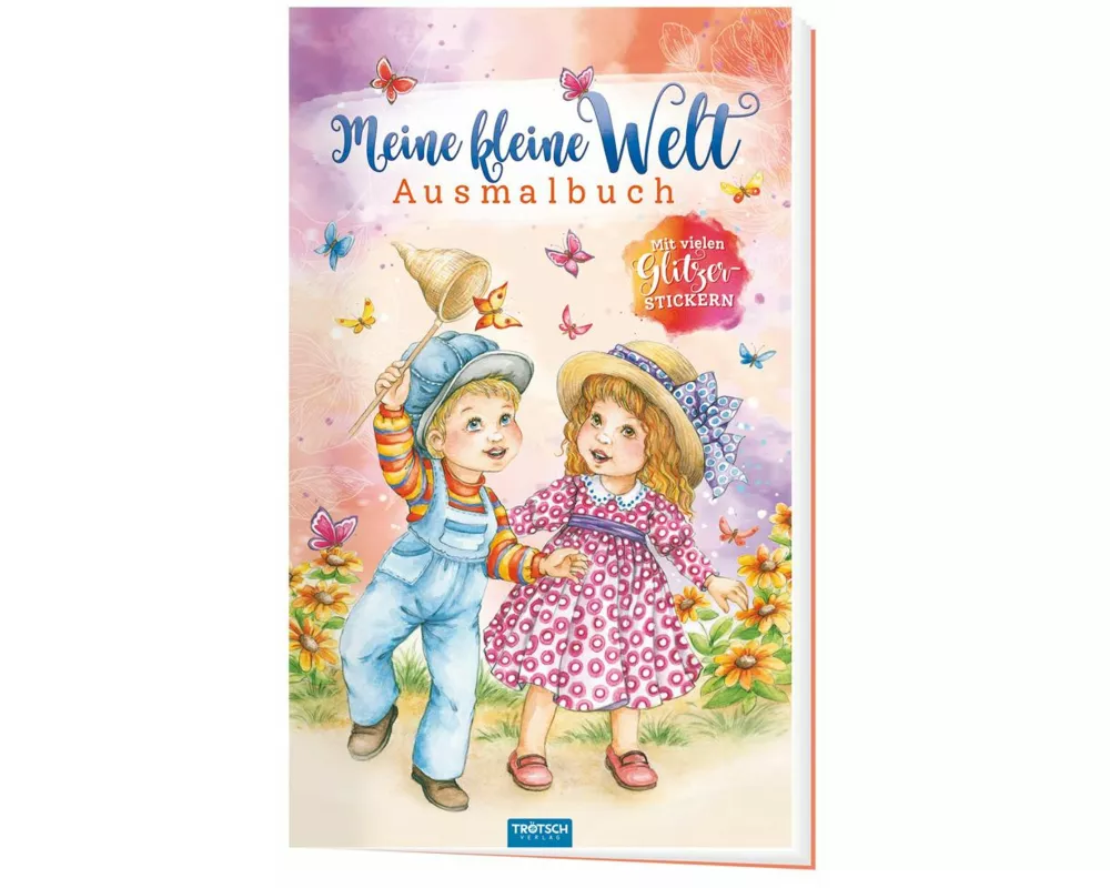 Trötsch Meine kleine Welt Ausmalbuch mit Glitzerstickern