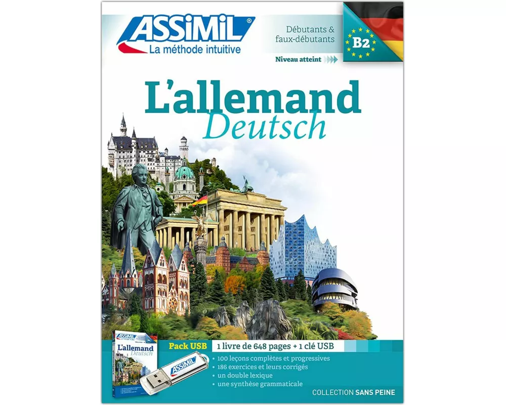 ASSiMiL L'allemand - MP3-Sprachkurs USB - Niveau A1-B2
