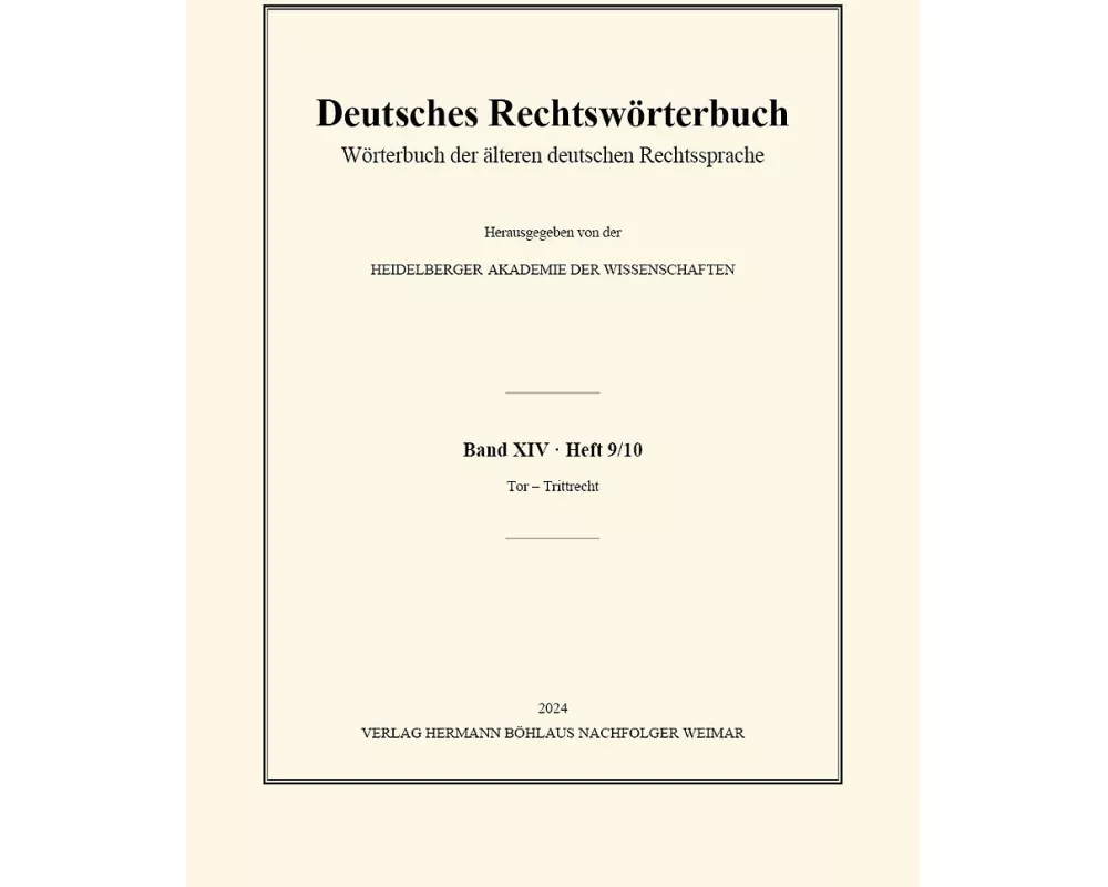 Deutsches Rechtswörterbuch