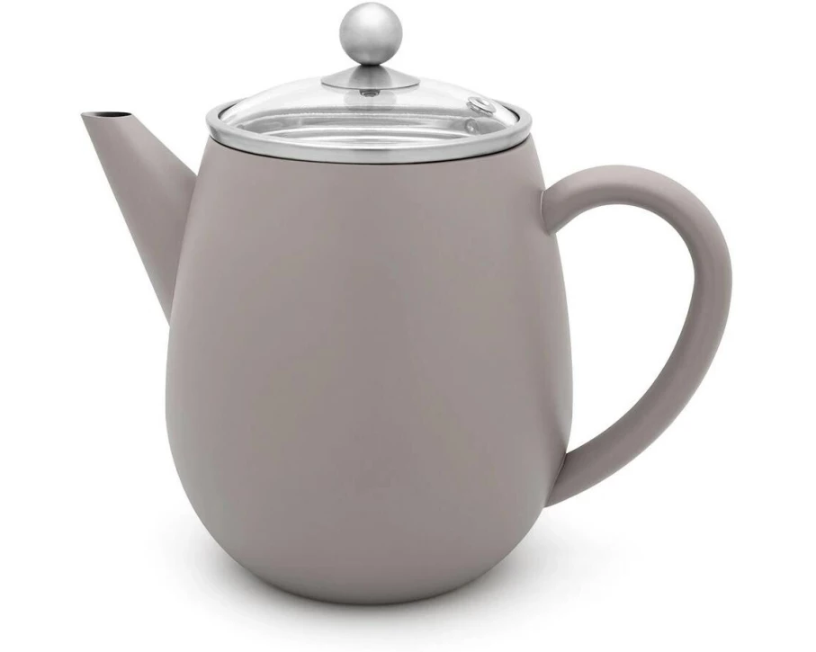Bredemeijer Teekanne Duet Eva 1.1 Liter, Grau