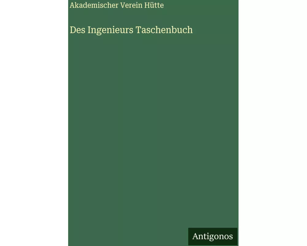 Des Ingenieurs Taschenbuch