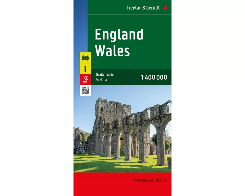 England - Wales, Straßenkarte 1:400.000, freytag & berndt