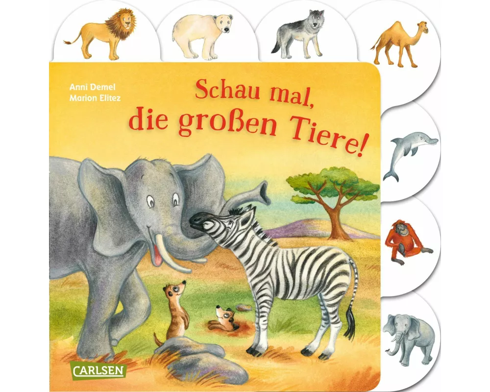 Schau mal, die großen Tiere!