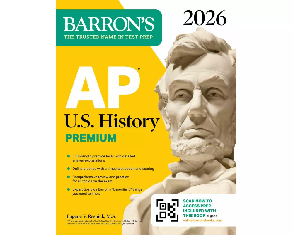 AP U.S. History Premium, 2026: Prep Book with 5 Practice Tests + Comprehensive Review + Online Practice