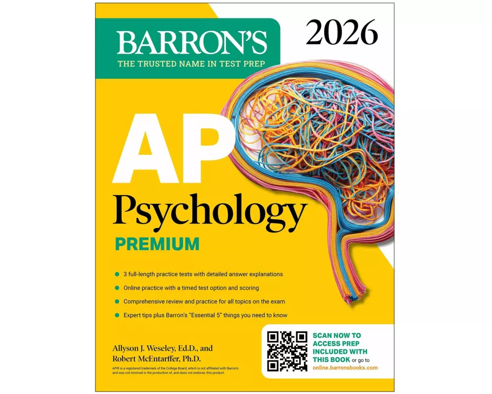 AP Psychology Premium, 2026: Prep Book with 3 Practice Tests + Comprehensive Review + Online Practice