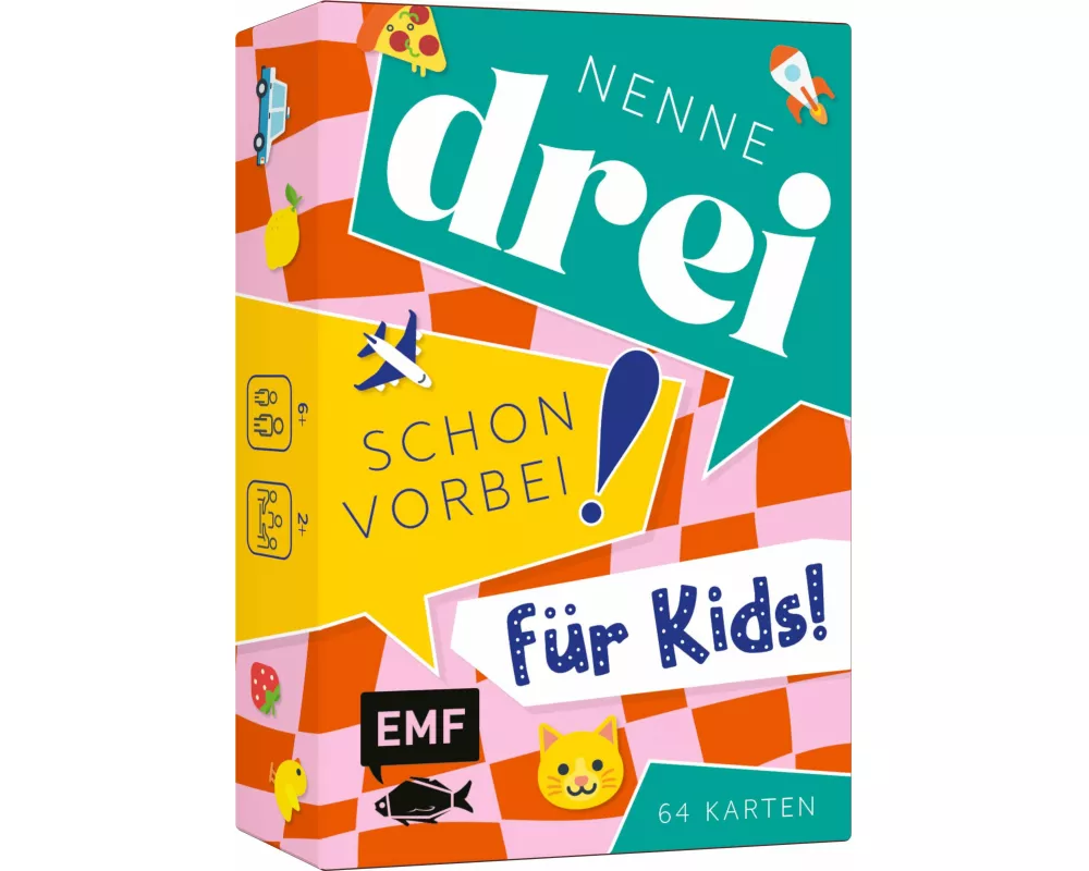 Kartenspiel: Nenne drei – schon vorbei! ... für Kids!