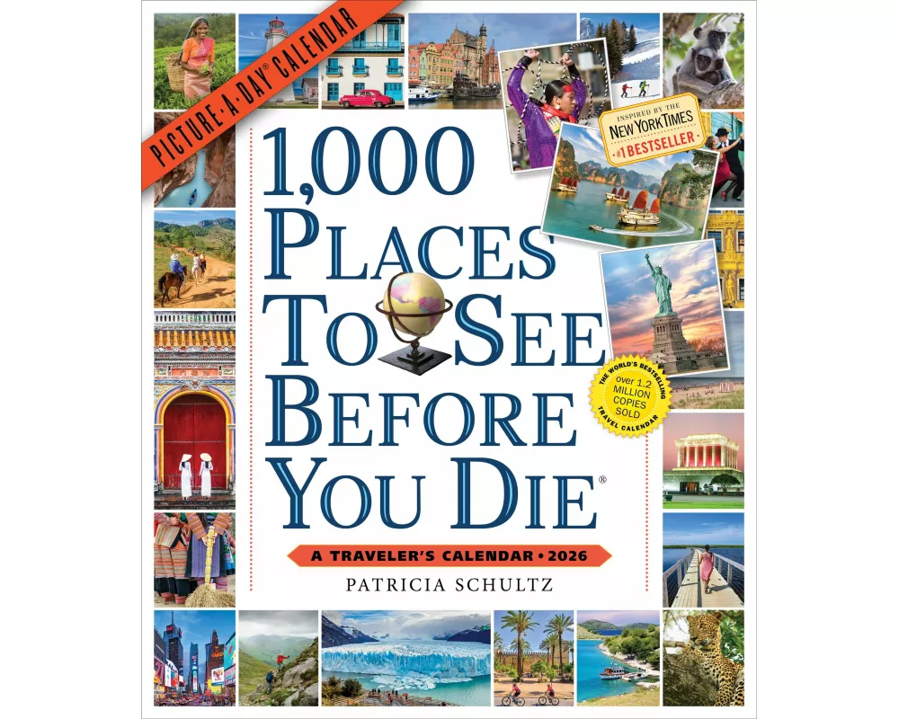 1,000 Places to See Before You Die Picture-A-Day Wall Calendar 2026