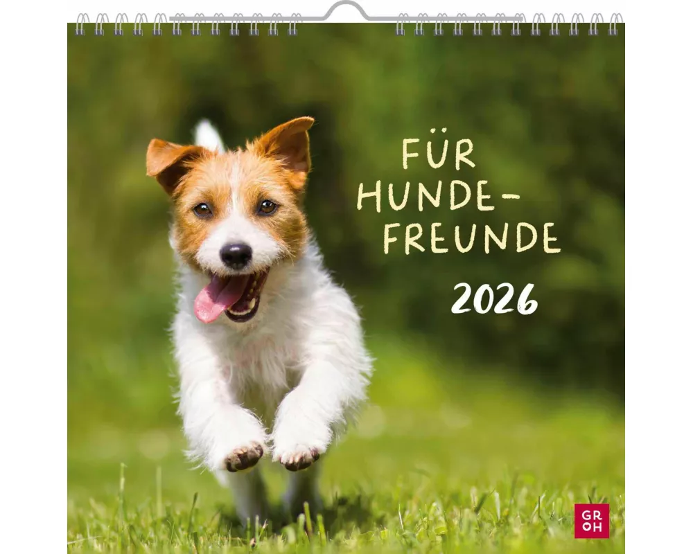 Wandkalender 2026: Für Hundefreunde