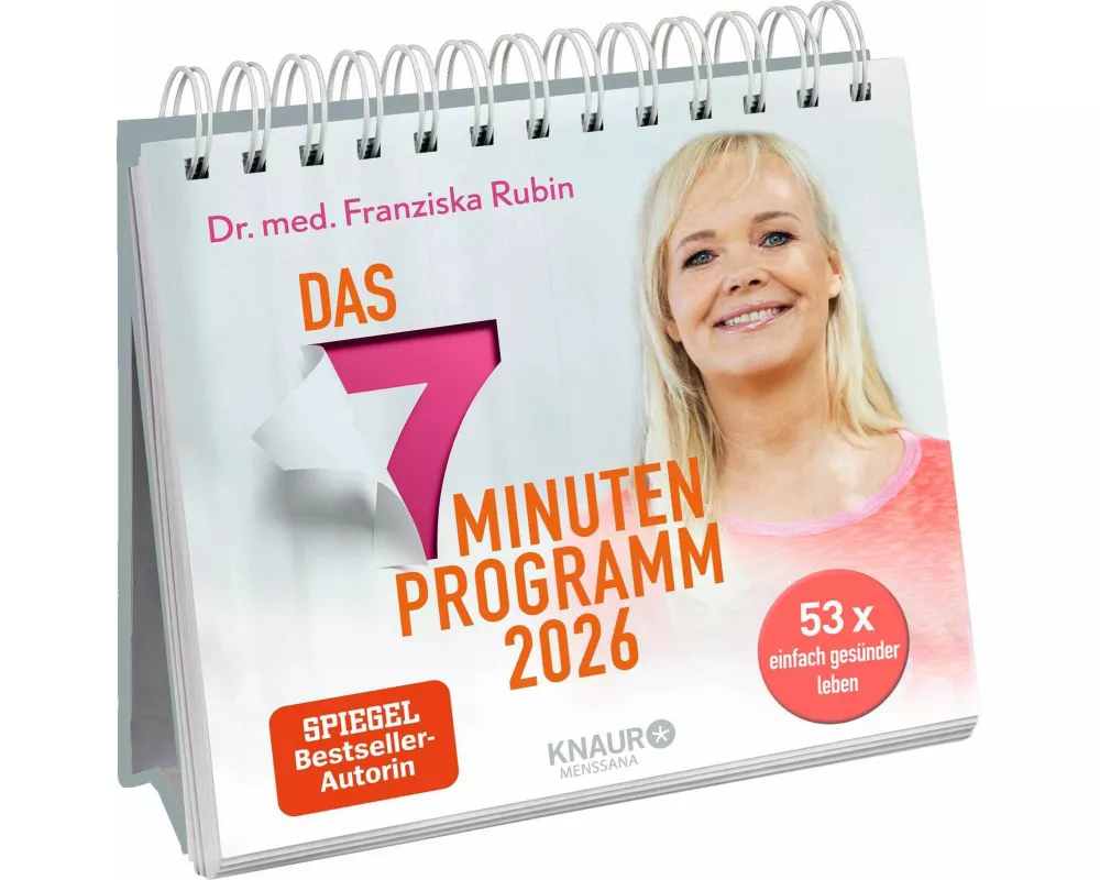 Wochenkalender 2026: Das 7-Minuten-Programm