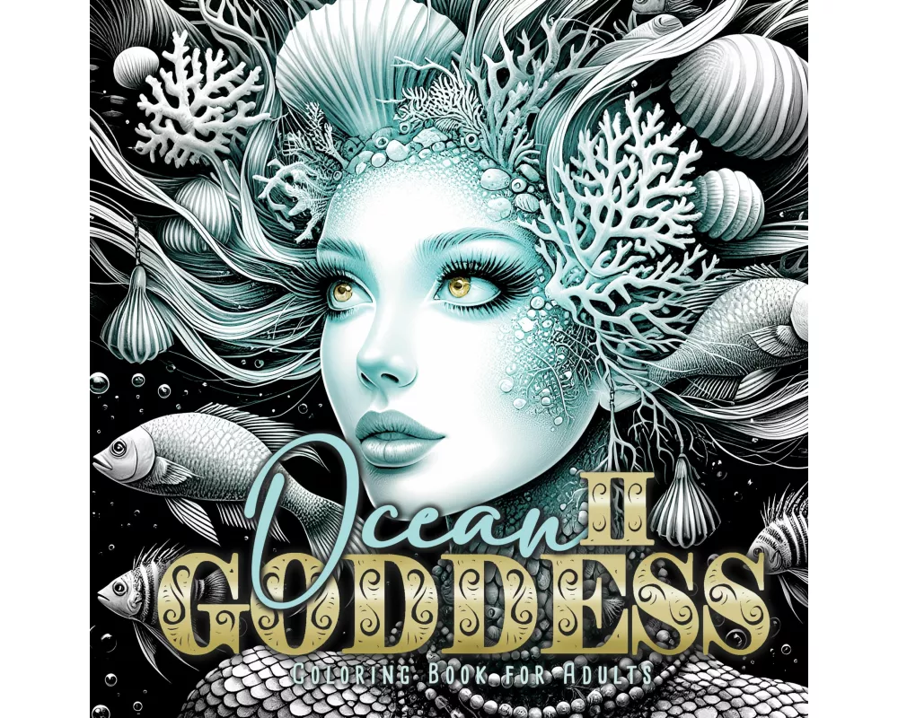 Ocean Goddess Coloring Book for Adults 2