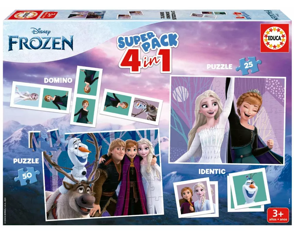 Educa - Disney - Frozen Superpack 4 in 1