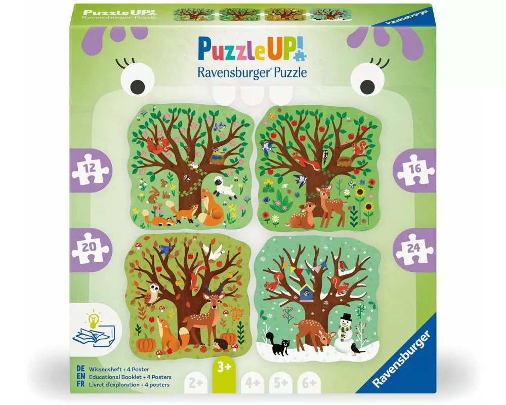 Kinderpuzzle 12, 16, 20, 24 Teile - Puzzle UP! Vier Jahreszeiten