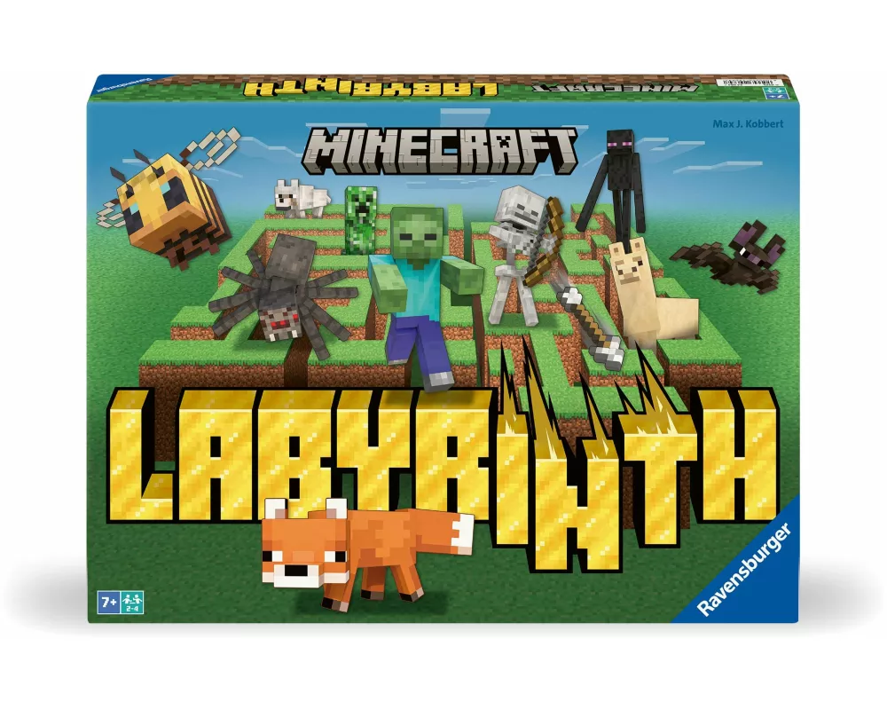 Minecraft Labyrinth - Gesellschaftsspiel & Brettspiel ab 7 Jahre