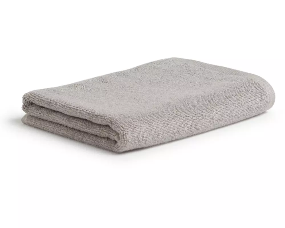Möve Gästetuch Soft Silence Uni 50 x 70 cm, Grau/Silber