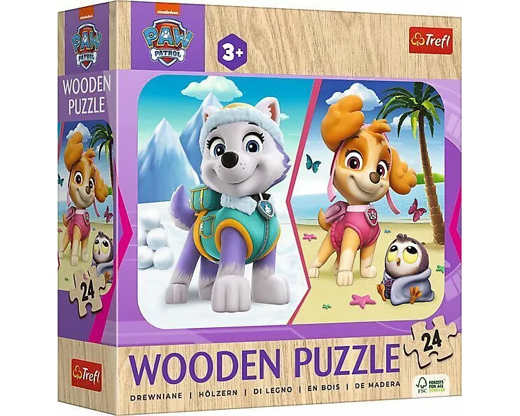 Holz Puzzle Junior 24 - Paw Patrol Girls