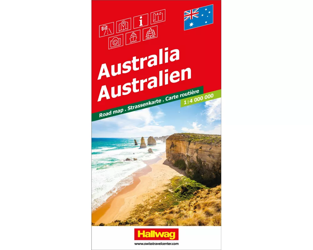 Hallwag Strassenkarte Australien 1:4 Mio