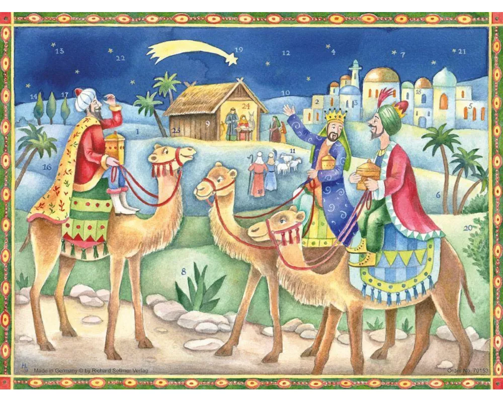 Adventskalender "Heilige Drei Könige bringen Gaben"