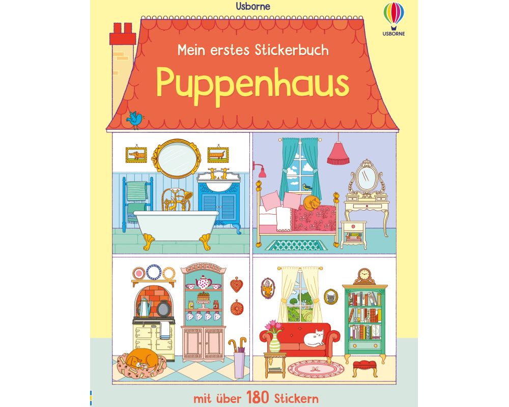Mein erstes Stickerbuch: Puppenhaus