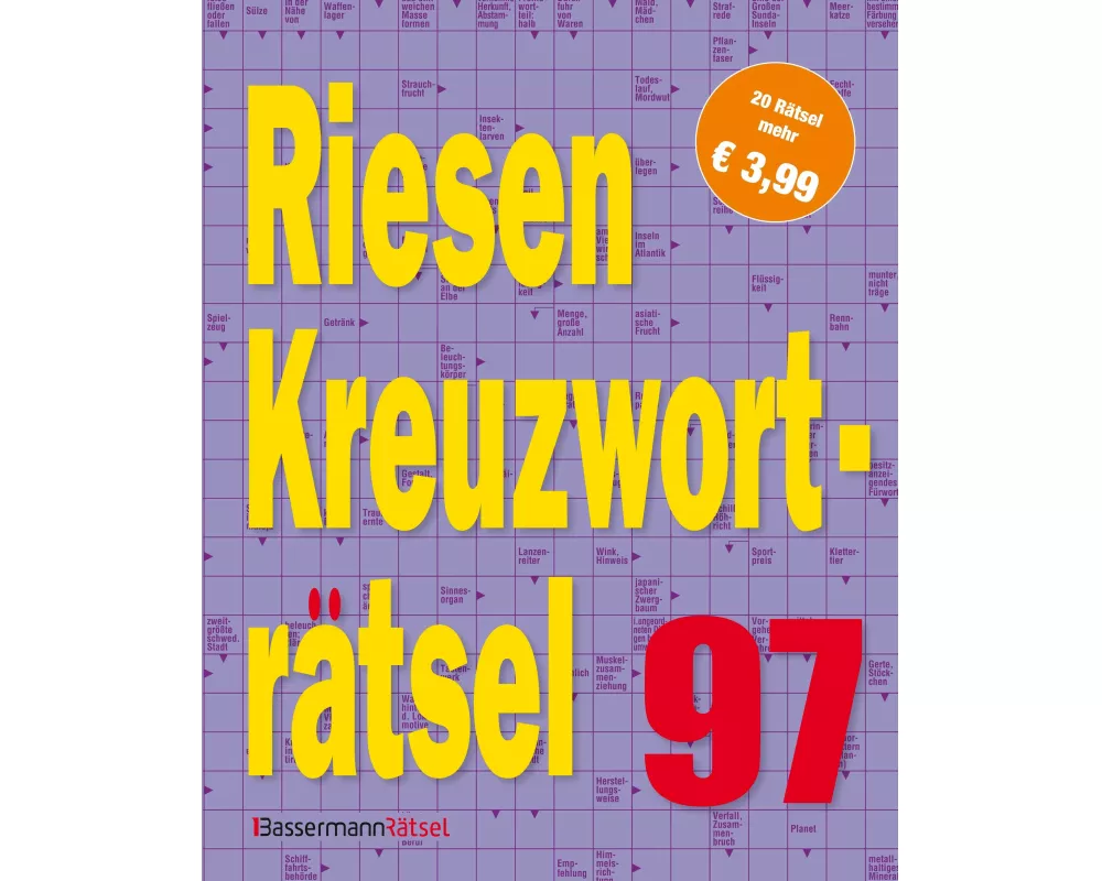Riesen-Kreuzworträtsel 97 (5 Exemplare à 3,99 €)