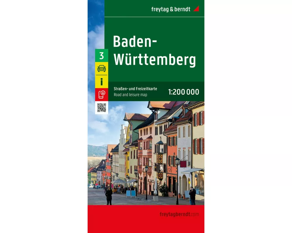 freytag & berndt Straßenkarte Baden-Württemberg 1:200.000