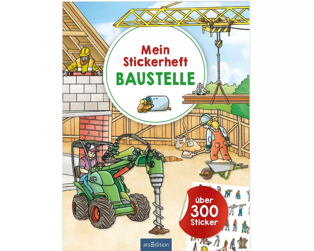Mein Stickerheft Baustelle