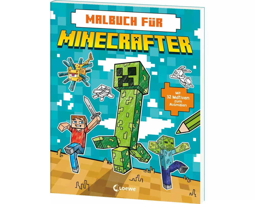Malbuch für Minecrafter