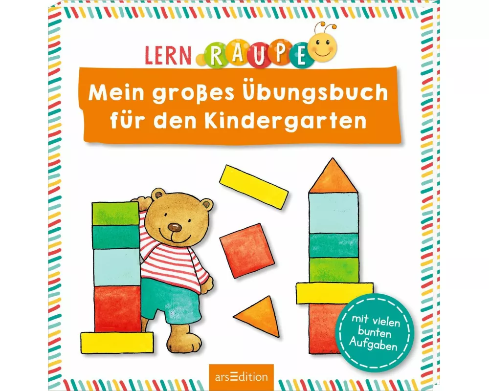 Lernraupe – Mein großes Übungsbuch für den Kindergarten