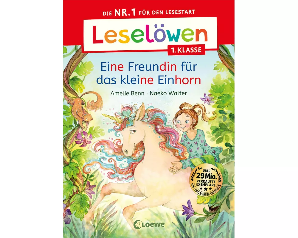 Leselöwen 1. Klasse - Eine Freundin für das kleine Einhorn