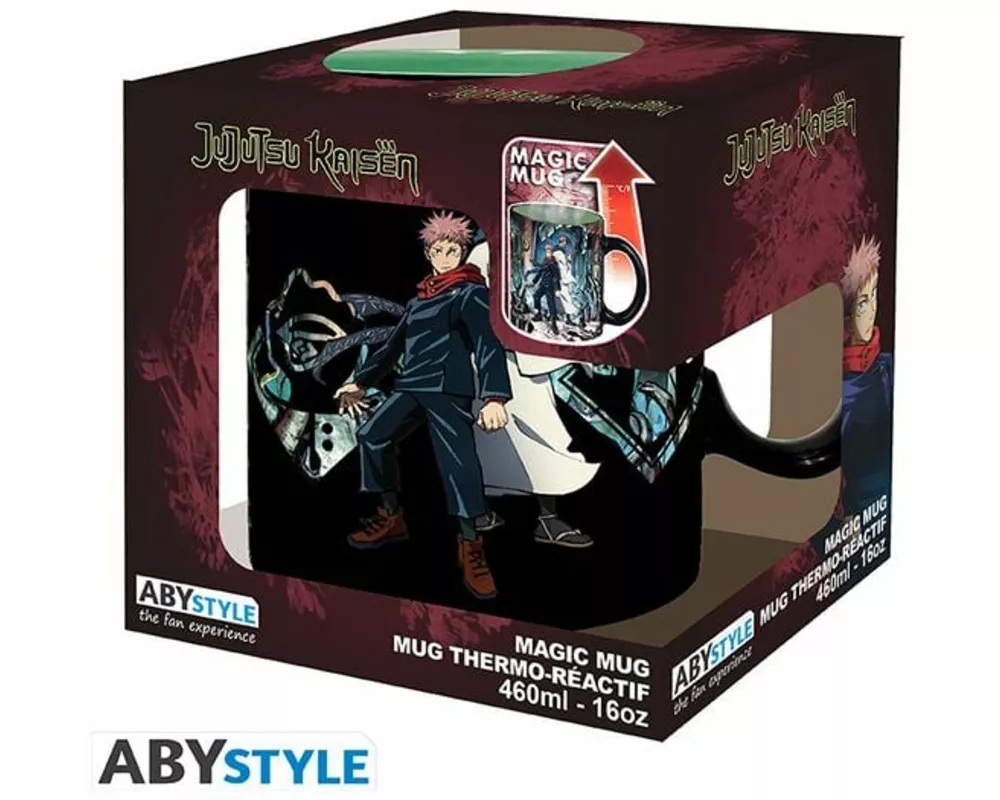 JUJUTSU KAISEN - Mug HeatChange- 460ml- Itadori & Sukuna -cardboard