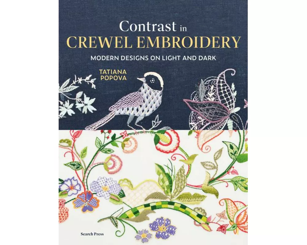 Contrast in Crewel Embroidery